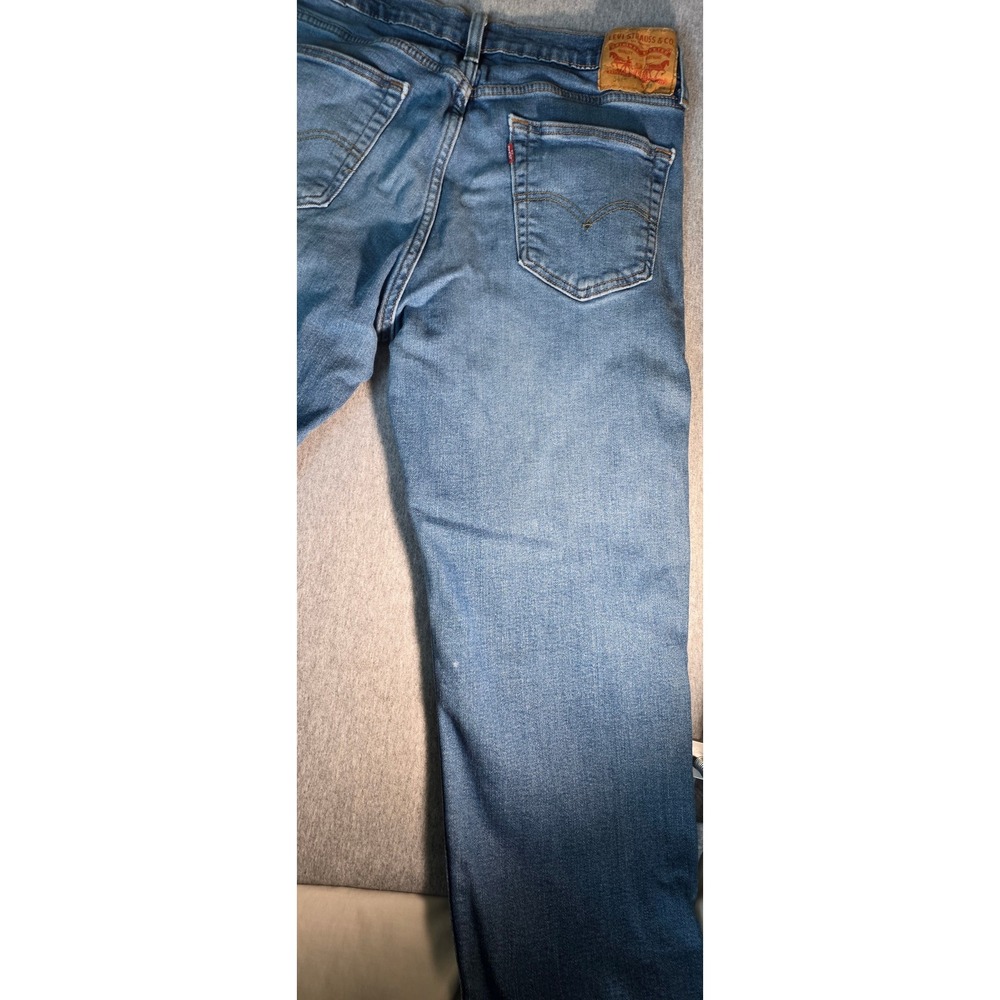 Levis 541 Athletic Taper Jeans Mens 33x30 Blue Denim Medium Wash 541-0000 - Picture 7 of 10